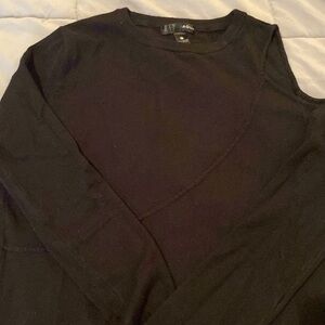 aqua open sleeve sweater